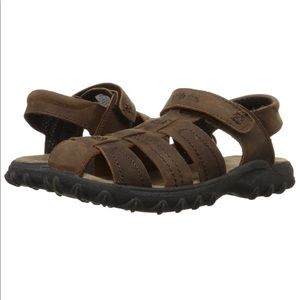 Hudden Brown Boys Fishermen Sandals